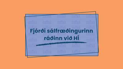 Fourth Psychologist Hired at the University of Iceland