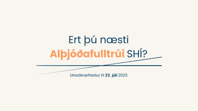 Stúdentaráð Háskóla Íslands auglýsir eftir umsóknum í stöðu alþjóðafulltrúa fyrir starfsárið 2025-2026